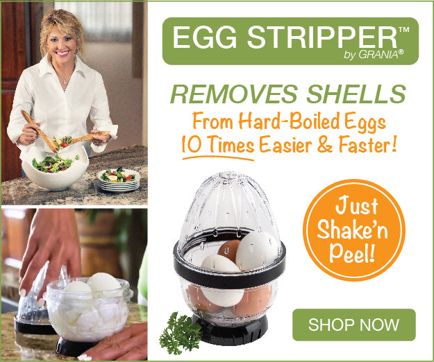 Egg Stripper: Peel 5 Hard-Boiled Eggs at Once! - Bed Bath & Beyond